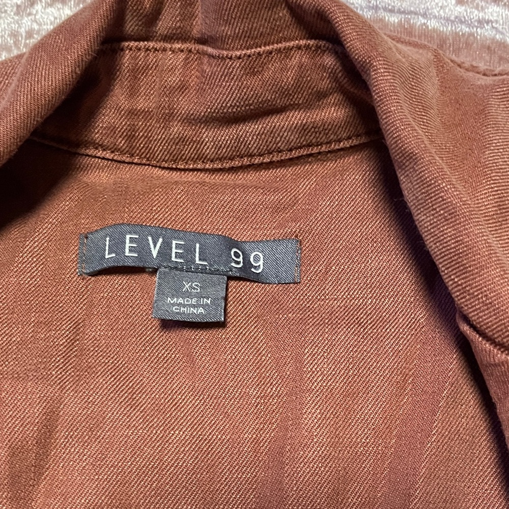 Level 99 Rust Jean Jacket - Picture 2 of 7
